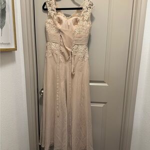 Formal cream dress